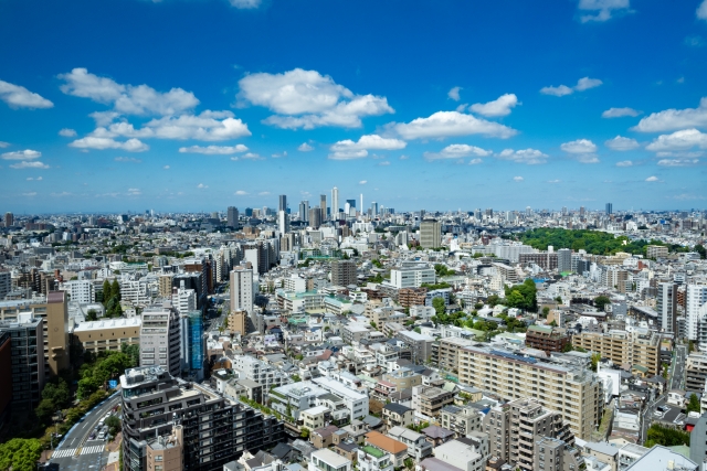都市の俯瞰